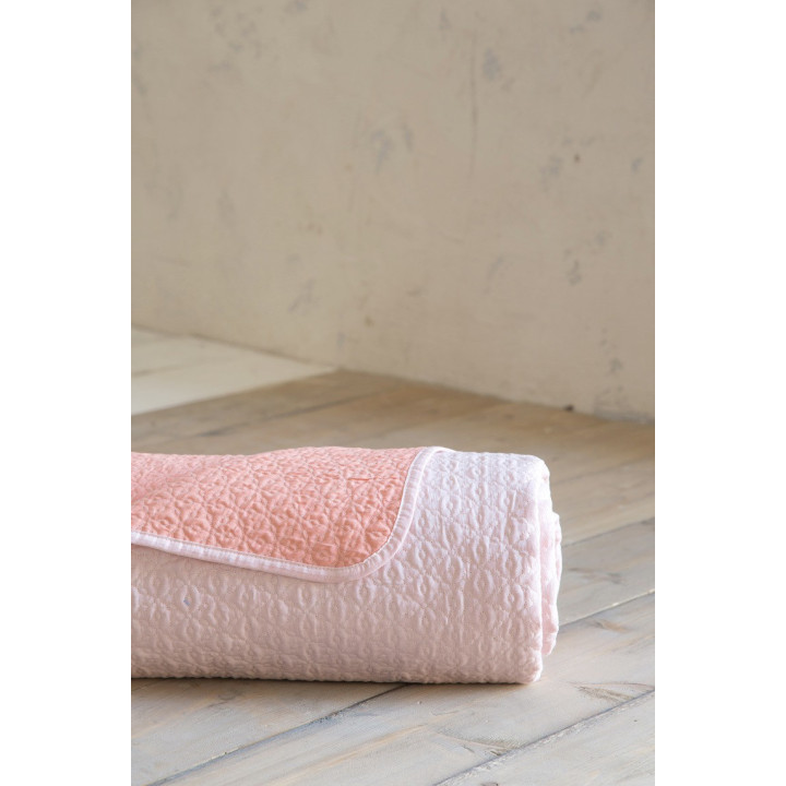 Κουβερλί Μονό Fiorire - Shell Salmon / Peach