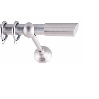 ΚΟΥΡΤΙΝΟΞΥΛΟ STILLO FRANS Φ25 ΝΙΚΕΛ ΜΑΤ ΜΕ ΧΡΩΜΙΟ ΕΞΑΡΤΗΜΑΤΑ