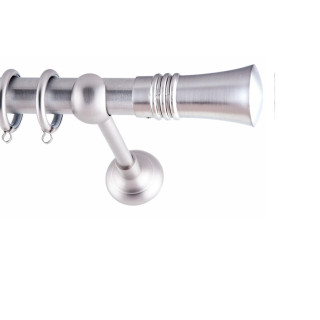 ΚΟΥΡΤΙΝΟΞΥΛΟ SAMOS FRANS Φ25 ΝΙΚΕΛ ΜΑΤ ΜΕ ΝΙΚΕΛ ΜΑΤ ΕΞΑΡΤΗΜΑΤΑ