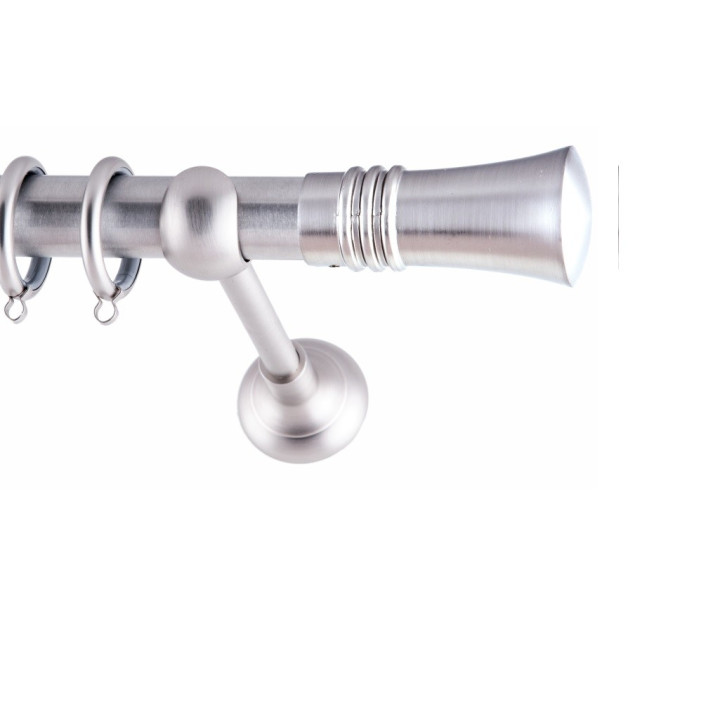 ΚΟΥΡΤΙΝΟΞΥΛΟ SAMOS FRANS Φ25 ΝΙΚΕΛ ΜΑΤ ΜΕ ΝΙΚΕΛ ΜΑΤ ΕΞΑΡΤΗΜΑΤΑ