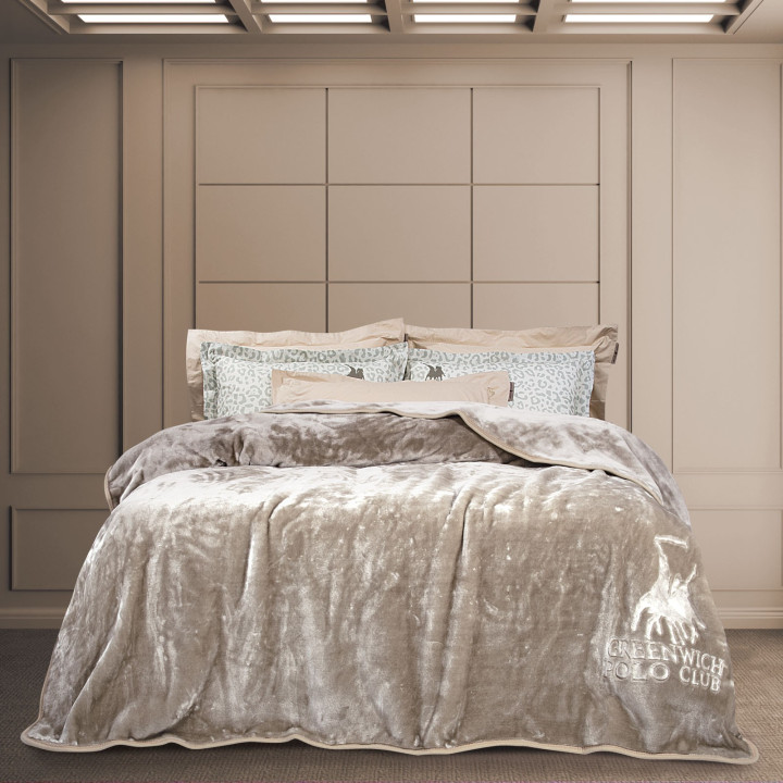 G.P.C. POLO 2451 ΚΟΥΒΕΡΤΑ VELOUR ΥΠΕΡΔΙΠΛΗ