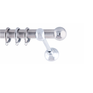 ΚΟΥΡΤΙΝΟΞΥΛΟ BILIA ΧΡΩΜΙΟ FRANS Φ25 ΝΙΚΕΛ ΜΑΤ ΜΕ ΧΡΩΜΙΟ