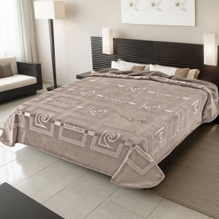 Κουβέρτα Βελουτέ Pierre Cardin 657 Υπέρδιπλη 220x240 Γκρι