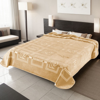 Κουβέρτα Βελουτέ Pierre Cardin 657 Υπέρδιπλη 220x240 Μπεζ