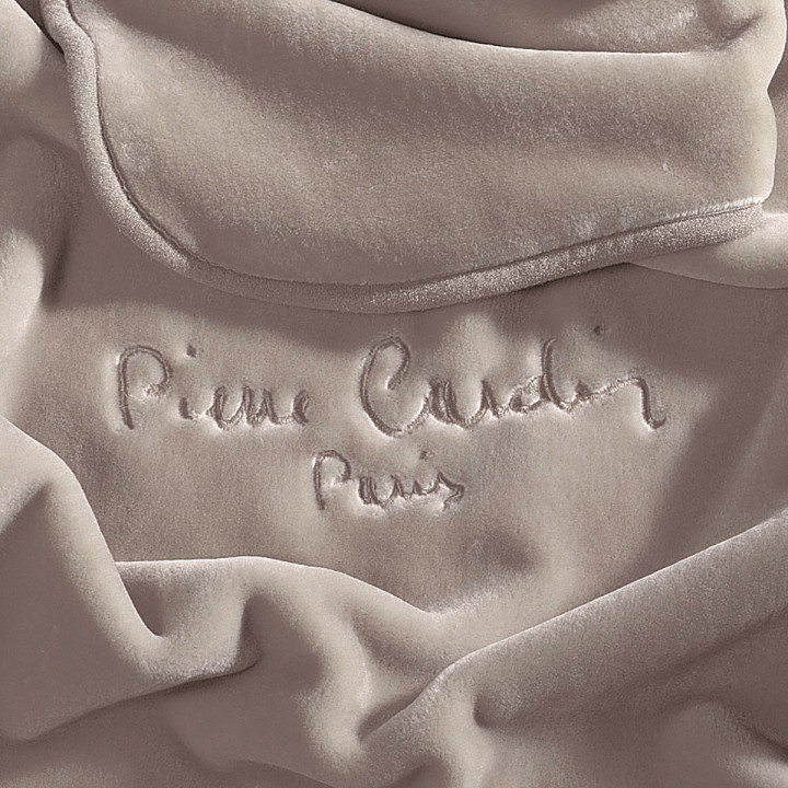 Κουβέρτα Βελουτέ Pierre Cardin 545 Υπέρδιπλη 220x240 Γκρι