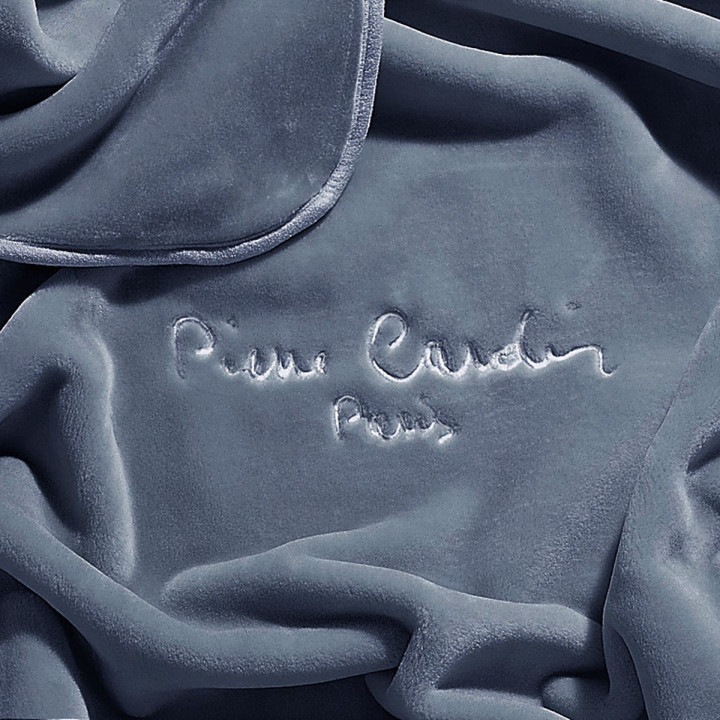 Κουβέρτα Βελουτέ Pierre Cardin 545 Υπέρδιπλη 220x240 Ανθρακί