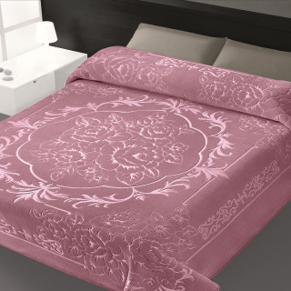 Κουβέρτα Βελουτέ BELPLA 502 Υπέρδιπλη 220x240 Ροζ