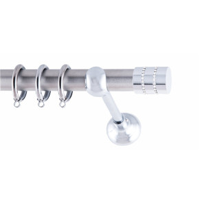 ΚΟΥΡΤΙΝΟΞΥΛΟ BAR STRASS ΧΡΩΜΙΟ FRANS Φ25 ΝΙΚΕΛ ΜΑΤ ΜΕ ΧΡΩΜΙΟ