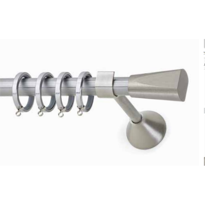 inox κουρτινόβεργα Dream Φ20 Νίκελ σατινέ