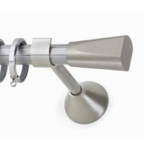 inox κουρτινόβεργα Dream Φ20 Νίκελ σατινέ