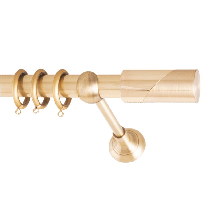 ΚΟΥΡΤΙΝΟΞΥΛΟ RETRO FRANS Φ25 ΟΡΟ ΜΑΤ