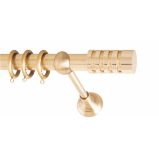 ΚΟΥΡΤΙΝΟΞΥΛΟ RIGOTO FRANS Φ25 ΟΡΟ ΜΑΤ ΧΡΥΣΟ