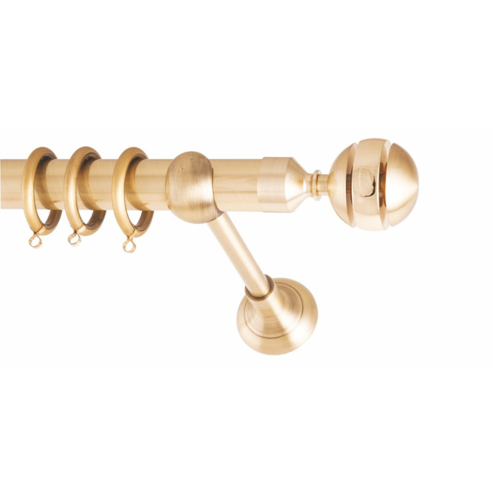 ΚΟΥΡΤΙΝΟΞΥΛΟ AMORE FRANS Φ25 ΟΡΟ ΜΑΤ ΧΡΥΣΟ