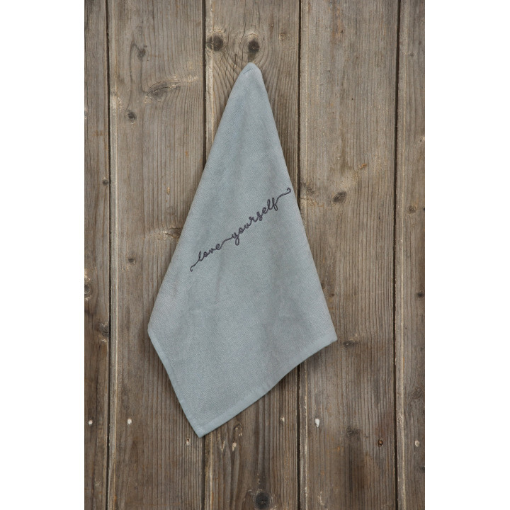 Λαβέτα 40x40 - Love Yourself Gray
