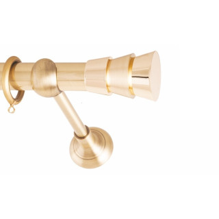 ΚΟΥΡΤΙΝΟΞΥΛΟ TRIPLO FRANS Φ25 ΟΡΟ ΜΑΤ ΧΡΥΣΟ