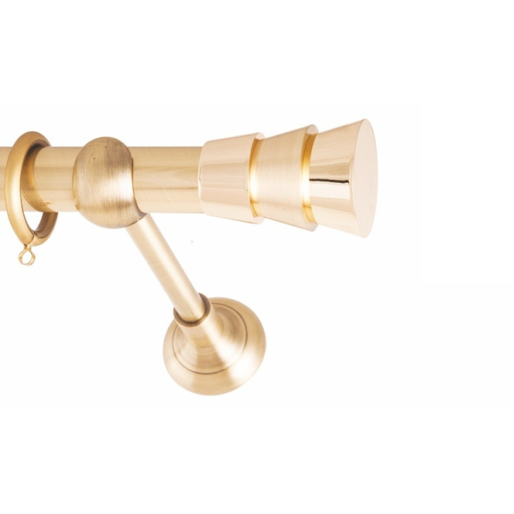 ΚΟΥΡΤΙΝΟΞΥΛΟ TRIPLO FRANS Φ25 ΟΡΟ ΜΑΤ ΧΡΥΣΟ