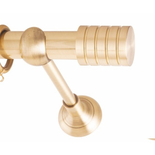 ΚΟΥΡΤΙΝΟΞΥΛΟ TRIPLO STRASS FRANS Φ25 ΟΡΟ ΜΑΤ ΧΡΥΣΟ