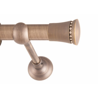 ΚΟΥΡΤΙΝΟΞΥΛΟ ELIZ STRASS STRASS FRANS Φ25 ANTIK