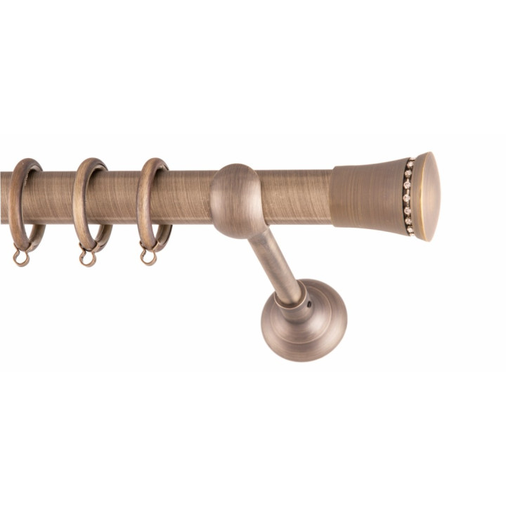 ΚΟΥΡΤΙΝΟΞΥΛΟ ELIZ STRASS STRASS FRANS Φ25 ANTIK