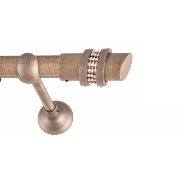 ΚΟΥΡΤΙΝΟΞΥΛΟ ELIZ STRASS STRASS FRANS Φ25 ANTIK