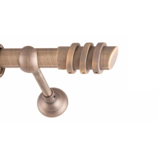 ΚΟΥΡΤΙΝΟΞΥΛΟ THREE RINGS FRANS Φ25 ANTIK