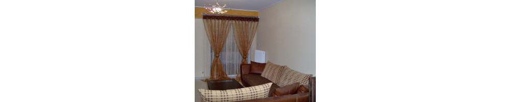 Έτοιμες κουρτίνες διάφανες λεπτές ημιδιάφανες